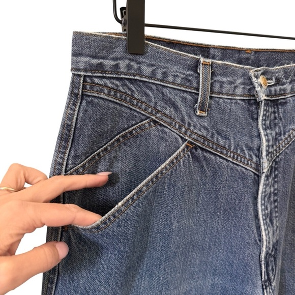 Vintage Rockies Jeans High-Rise 100% Cotton Medium Wash Size 32 XL - Picture 3 of 14